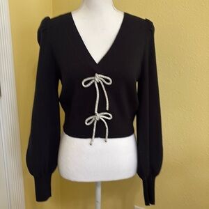 Express black cardigan size extra small